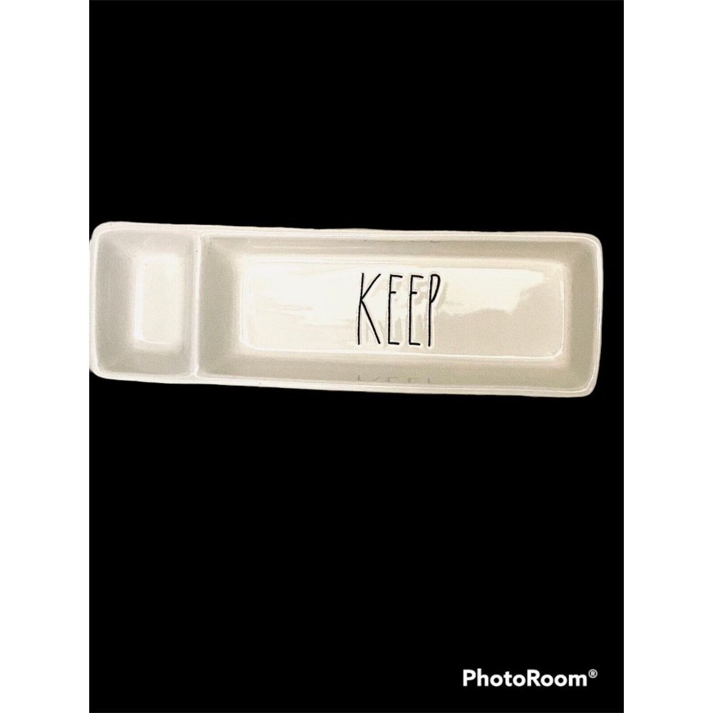 Rae Dunn Artisan Collection‎ Keep Office Desk Organizer Plate By Magenta HTF